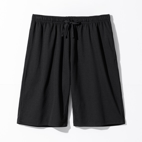 MENS 5分丈ルームパンツ メッシュ(クール nr ブラック M) 2枚目画像