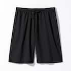 MENS 5分丈ルームパンツ メッシュ(クール nr ブラック M) 2枚目画像