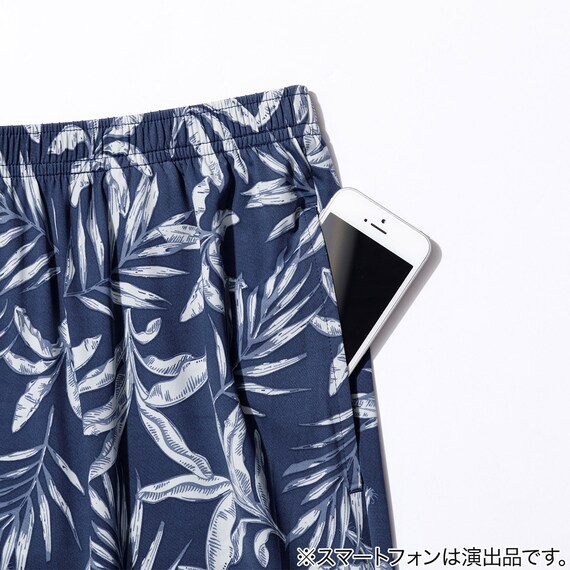 MENS 5分丈ルームパンツ(クールSP nrl ネイビー M) 4枚目画像