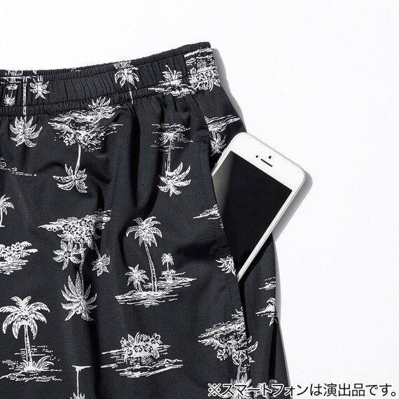 MENS 5分丈ルームパンツ(クールSP nrb ブラック M) 5枚目画像