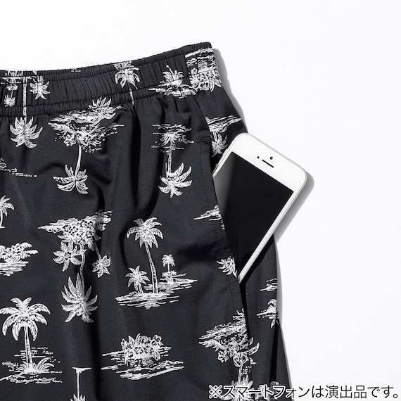 MENS 5分丈ルームパンツ(クールSP nrb ブラック M) 5枚目画像