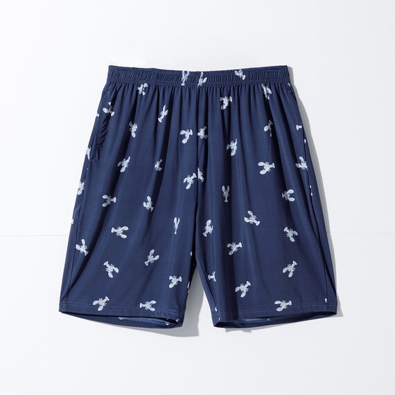 MENS 5分丈ルームパンツ(クールSP nrs ネイビー M) 2枚目画像