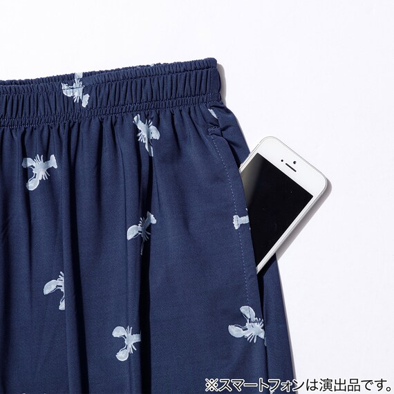 MENS 5分丈ルームパンツ(クールSP nrs ネイビー M) 4枚目画像