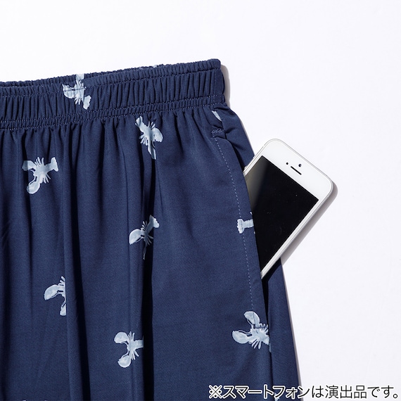 MENS 5分丈ルームパンツ(クールSP nrs ネイビー M) 4枚目画像