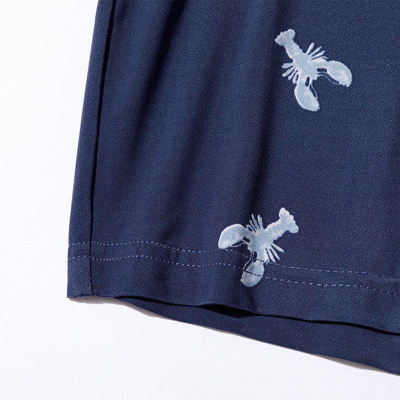 MENS 5分丈ルームパンツ(クールSP nrs ネイビー M) 5枚目画像