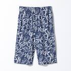 MENS 7分丈ルームパンツ(クールSP nrl ネイビー M) 2枚目画像