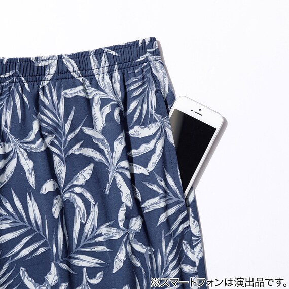 MENS 7分丈ルームパンツ(クールSP nrl ネイビー M) 4枚目画像