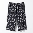 MENS 7分丈ルームパンツ(クールSP nrb ブラック M) 2枚目画像