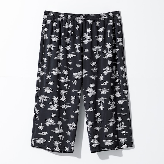 MENS 7分丈ルームパンツ(クールSP nrb ブラック M) 2枚目画像