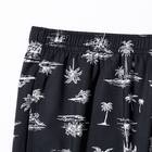 MENS 7分丈ルームパンツ(クールSP nrb ブラック M) 3枚目画像