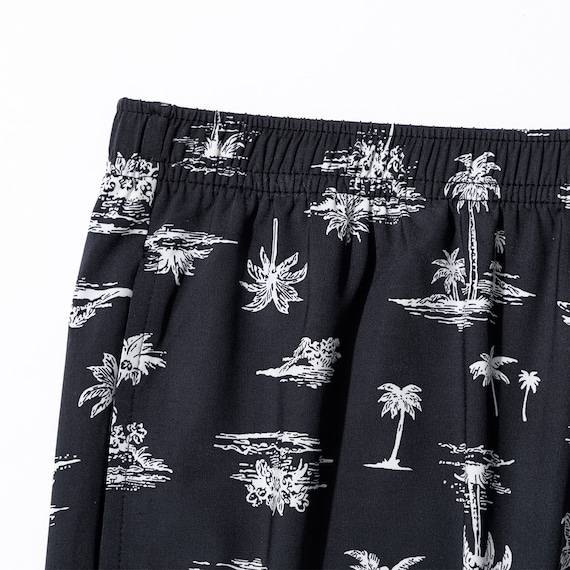 MENS 7分丈ルームパンツ(クールSP nrb ブラック M) 3枚目画像