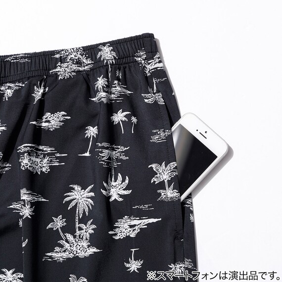 MENS 7分丈ルームパンツ(クールSP nrb ブラック M) 4枚目画像