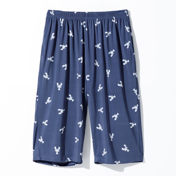 MENS 7分丈ルームパンツ(クールSP nrs ネイビー M) 2枚目画像