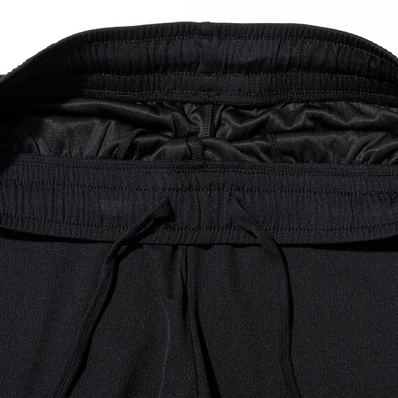 MENS ロング丈 ルームパンツ(クールWSP Tnr ブラック M) 3枚目画像