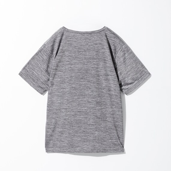 MENS ルームウェアセット メッシュ (クール nr ブラック M) 3枚目画像