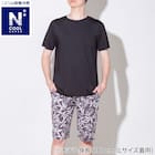 MENS ルームウエアセット(クールSP nrl ブラック M) 1枚目画像