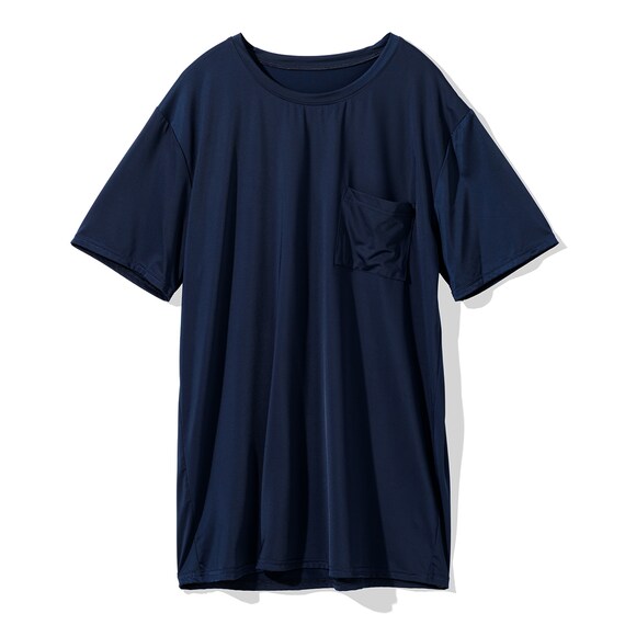 MENS ルームウエアセット(クールSP nrs ネイビー M) 2枚目画像