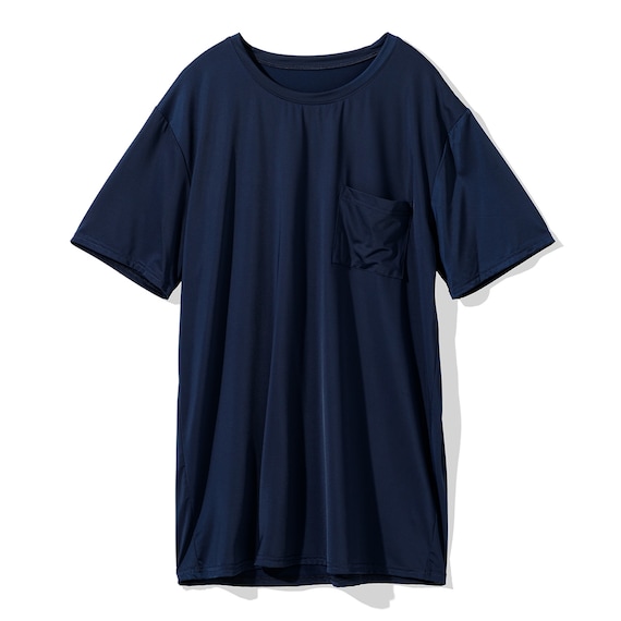 MENS ルームウエアセット(クールSP nrs ネイビー M) 2枚目画像