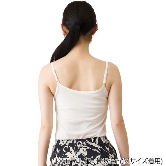 WOMENS キャミソールブラトップ(クールSP nr ホワイト M) 3枚目画像