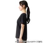 WOMENS ドルマン袖 Tシャツ(クールSP nr ブラック M) 4枚目画像