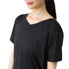 WOMENS ドルマン袖 Tシャツ(クールSP nr ブラック M) 6枚目画像