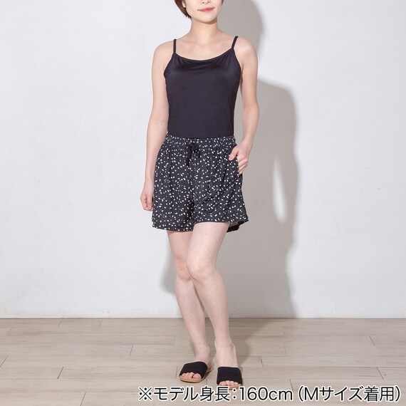 WOMENS ショートパンツ(クール nrt ブラック M) 2枚目画像