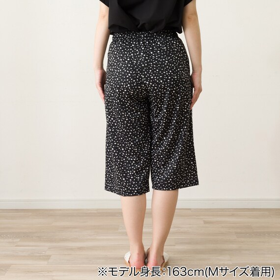 WOMENS 7分丈パンツ(クール nrt ブラック M) 4枚目画像