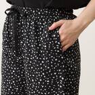 WOMENS 7分丈パンツ(クール nrt ブラック M) 5枚目画像