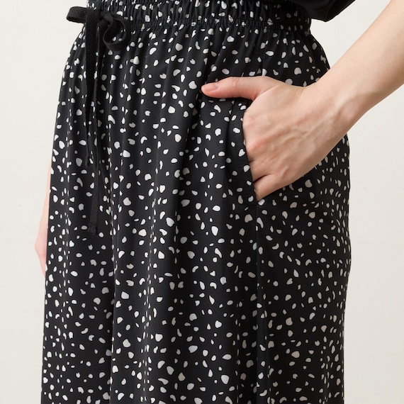 WOMENS ロング丈パンツ(クール nrt ブラック M) 5枚目画像