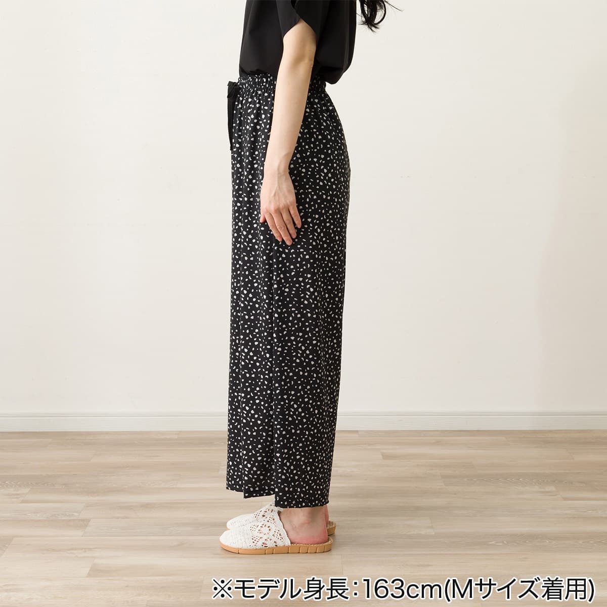 WOMENS ロング丈パンツ(クール nrt ブラック LL) | ニトリネット【公式