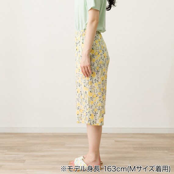 WOMENS 7分丈パンツ(クールSP nrl イエロー M) 3枚目画像