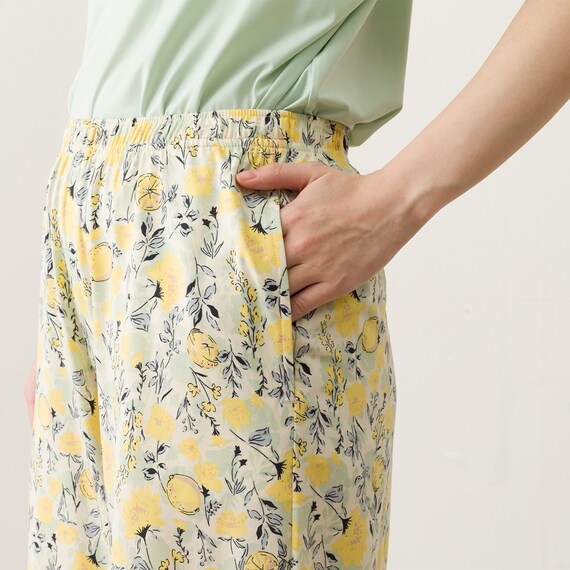 WOMENS 7分丈パンツ(クールSP nrl イエロー M) 5枚目画像