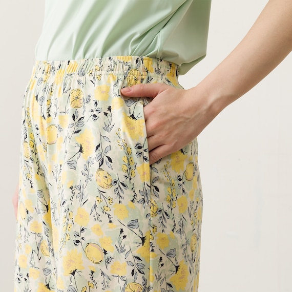 WOMENS 7分丈パンツ(クールSP nrl イエロー M) 5枚目画像