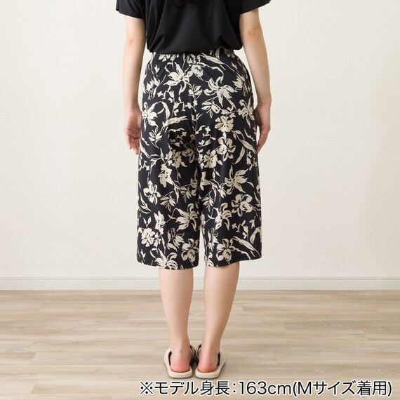 WOMENS 7分丈パンツ(クールSP nrf ブラック LL) 4枚目画像
