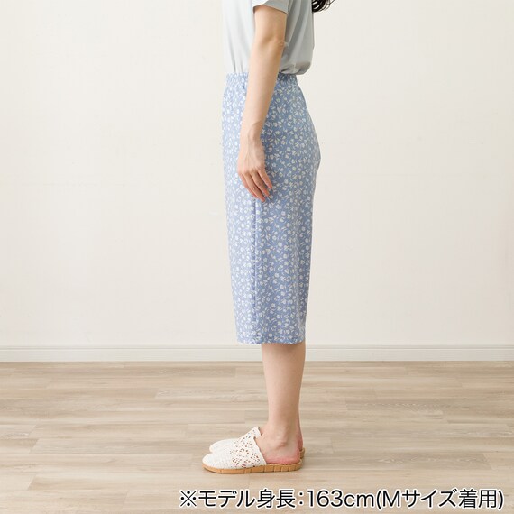 WOMENS 7分丈パンツ(クールSP nrf ブルー M) 2枚目画像