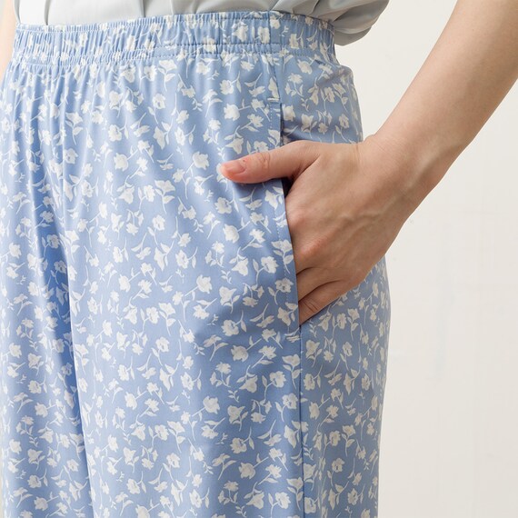 WOMENS 7分丈パンツ(クールSP nrf ブルー M) 4枚目画像