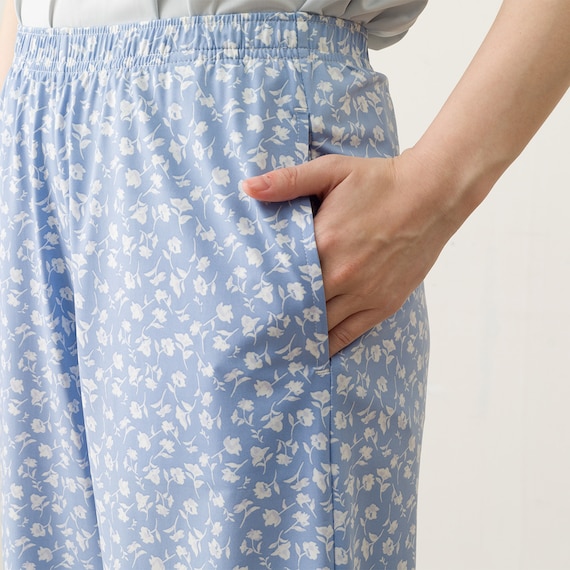 WOMENS 7分丈パンツ(クールSP nrf ブルー M) 4枚目画像