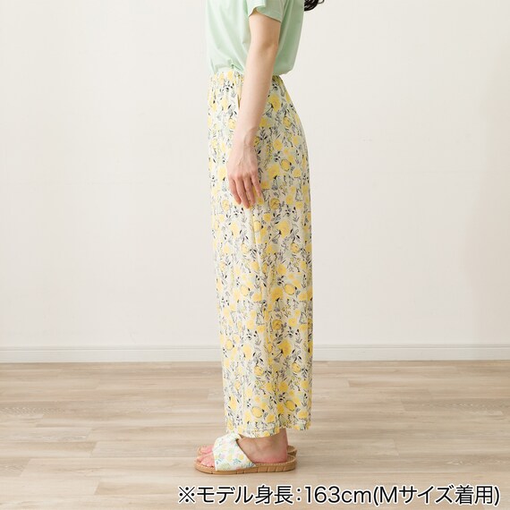 WOMENS ロング丈パンツ(クールSP nrl イエロー M) 2枚目画像