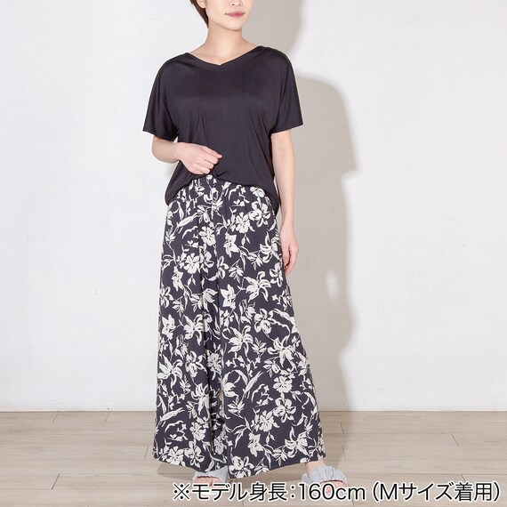 WOMENS ロング丈パンツ(クールSP nrf ブラック M) 2枚目画像