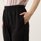 WOMENS 7分丈パンツ(クールWSP nr ブラック M) 5枚目画像