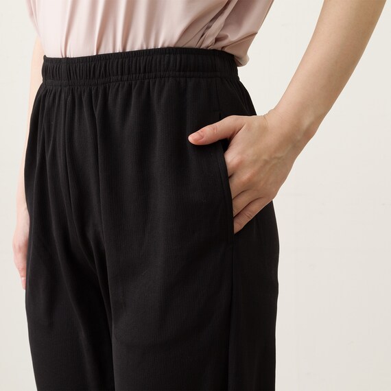 WOMENS 7分丈パンツ(クールWSP nr ブラック M) 5枚目画像