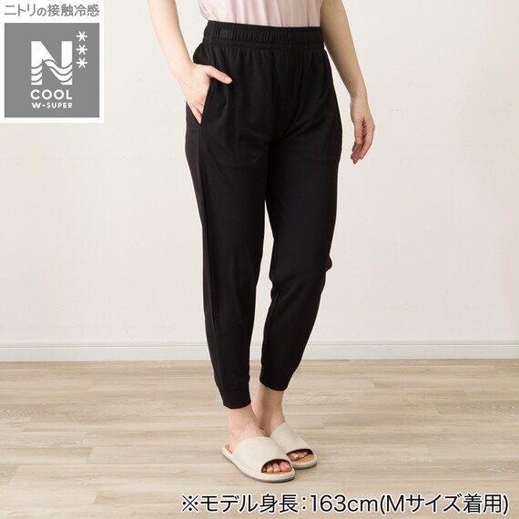WOMENS ジョガーパンツ(クールWSP nr ブラック M) 1枚目画像