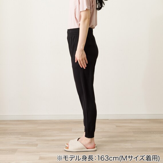 WOMENS ジョガーパンツ(クールWSP nr ブラック M) 3枚目画像