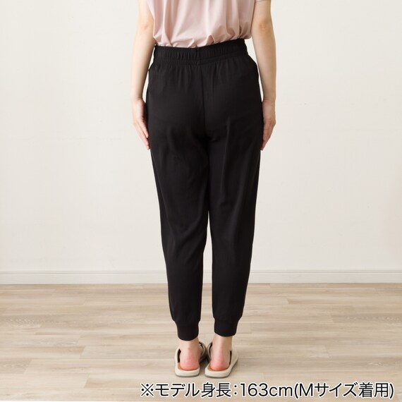WOMENS ジョガーパンツ(クールWSP nr ブラック M) 4枚目画像