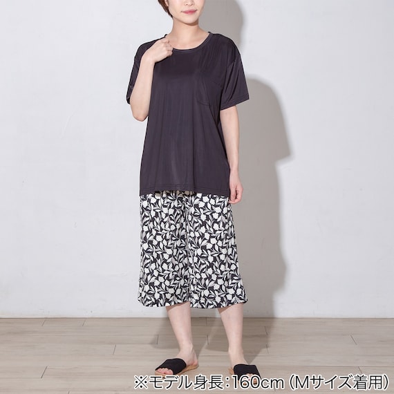 WOMENS ルームウェアセット(クール nrp ブラック M) 2枚目画像