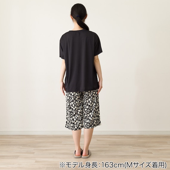 WOMENS ルームウェアセット(クール nrp ブラック M) 5枚目画像