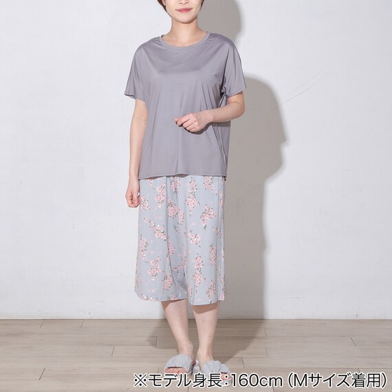 WOMENS ルームウェアセット(クールSP nr グレー M) 2枚目画像