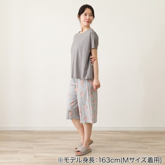 WOMENS ルームウェアセット(クールSP nr グレー M) 3枚目画像