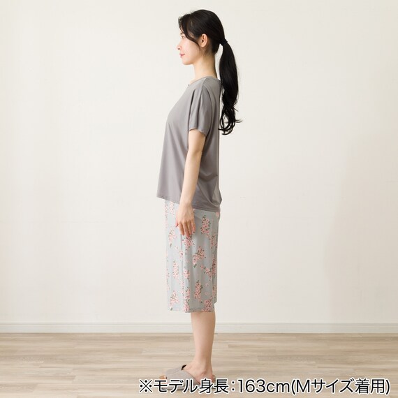 WOMENS ルームウェアセット(クールSP nr グレー M) 4枚目画像