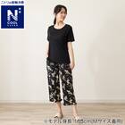 WOMENS カップ付きルームウェアセット(クールSP r ブラック M) 1枚目画像